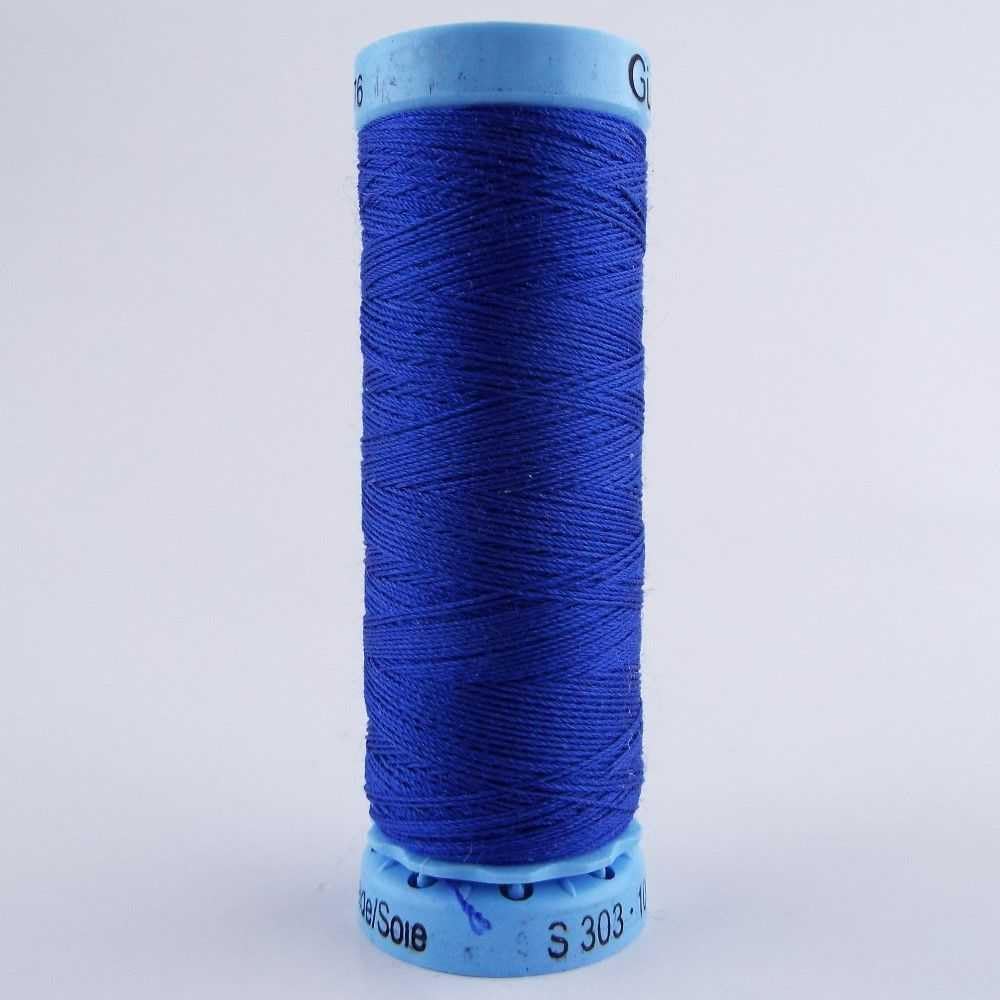 Pure Silk Thread Hand or Machine Sewing 100 Metres Reel 39 Colour 621D, 315 Dark Royal Blue, 2