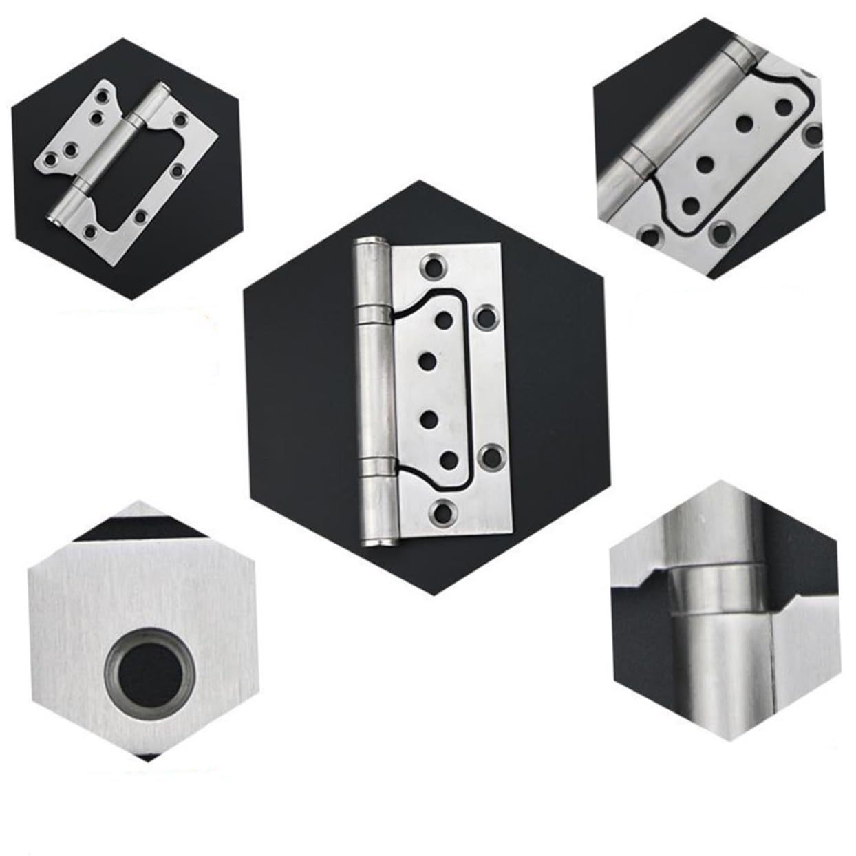 Veemoon 3er Set Acryl Riegelschnallen - Transparente Scharnierverschlüsse