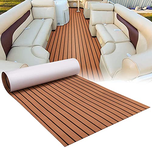 EVA Teak Deckauflage 2400x900mm - Anti-Rutsch Bodenmatte Für Boote & Yachten