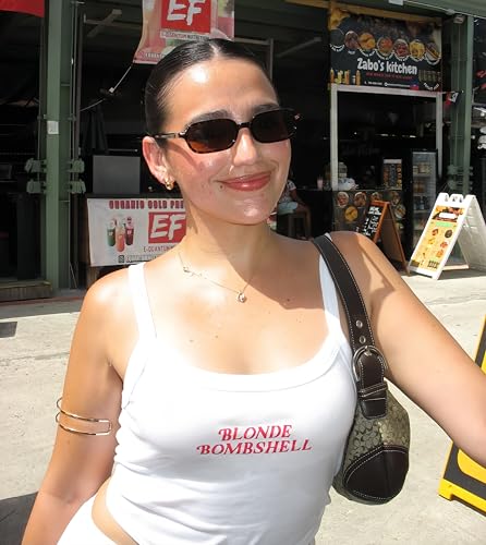 Retro Rectangle Sunglasses for Women Men Trendy Vintage Small Square Sun Glasses 90s Fashion Cute Sunnies CL0102