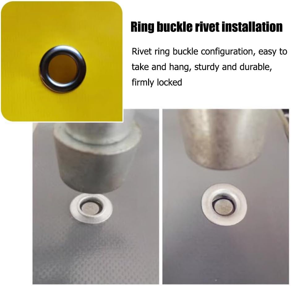 Heavy Duty Outdoor Gazebo Screen Panel Curtain, Vinyl Patio Privacy Curtain, Industrial Wash Bay & Car Wash Door Curtain, Clear Tarps (Blue, 1.8x3m/5.9x9.8ft)