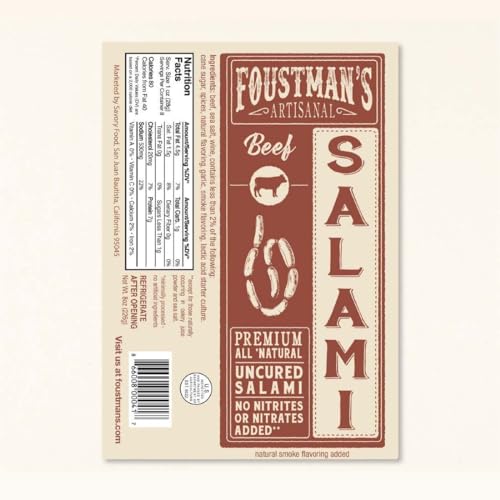 Foustman'S Salami Beef Artisanal thumb #1