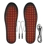 Heated Insoles Rechargeable,Precise Temp Control Thermal Insoles Electric Heating Insoles - Camping Foot Warmers, Heating Insole, for Hunting Outdoor Work Hiking Camping