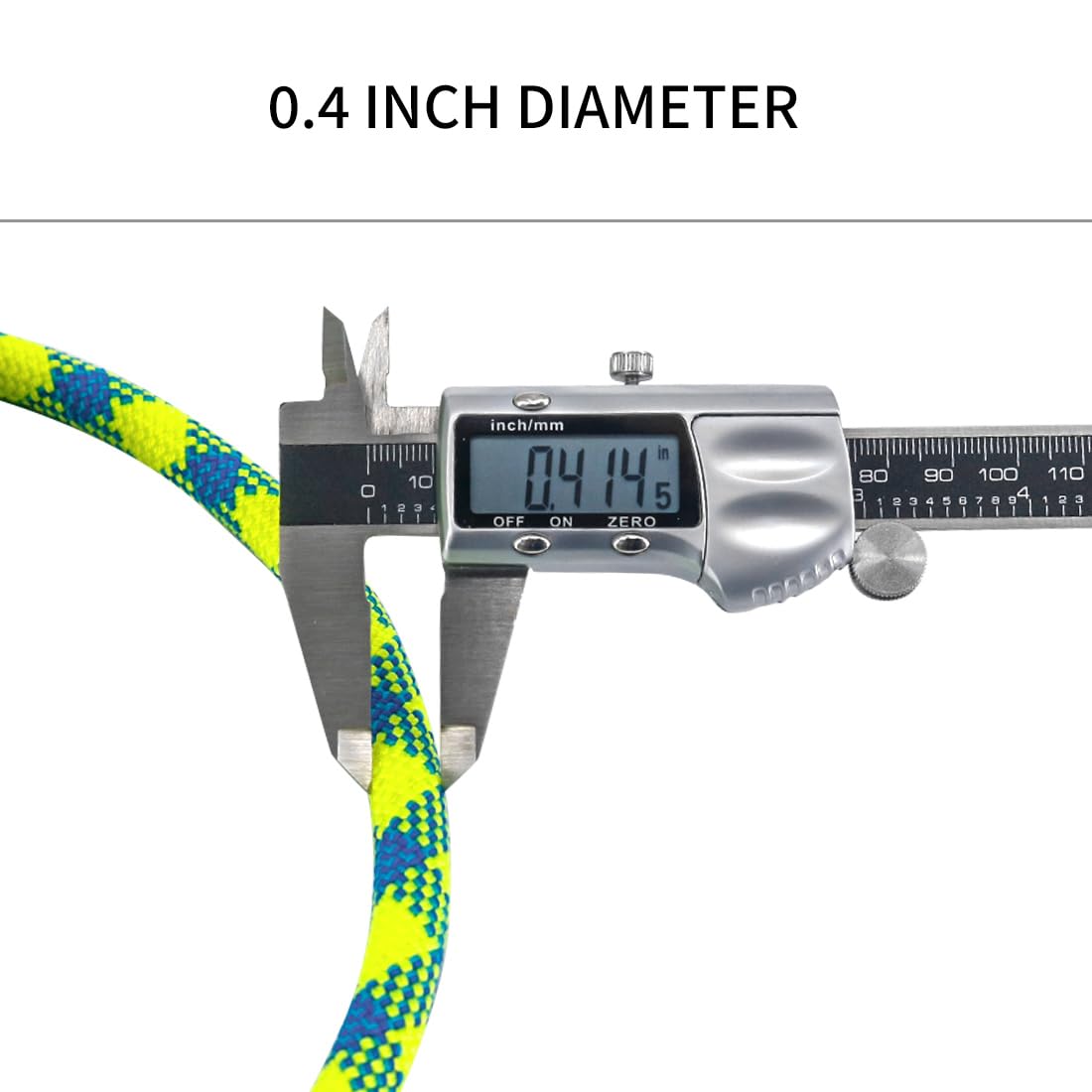 Corda Dinamica Da Arrampicata 10.5mm - 24KN - Nylon Resistente - 10m/20m/30m - Per Outdoor E Salvataggio - Foto 2