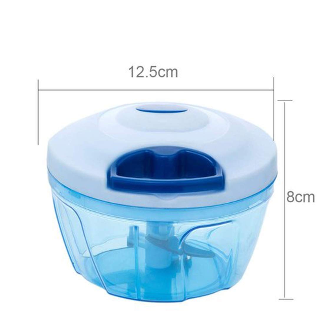 GTC® Mini Handy and Compact Quick Vegetable Chopper with Stainless Steel Blade (C 201-43, Blue) 2