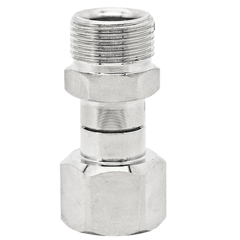 Jnchdghwa Stainless Steel High-Pressure Washer Rotary Joint, 360-Degree Rotating Anti-Tangling Connector, Suitable for M22. B