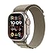 Apple Watch Ultra 2 [GPS + Cellular 49mm] Smartwatch with Rugged Titanium Case & Olive Alpine Loop Medium. Fitness Tracker