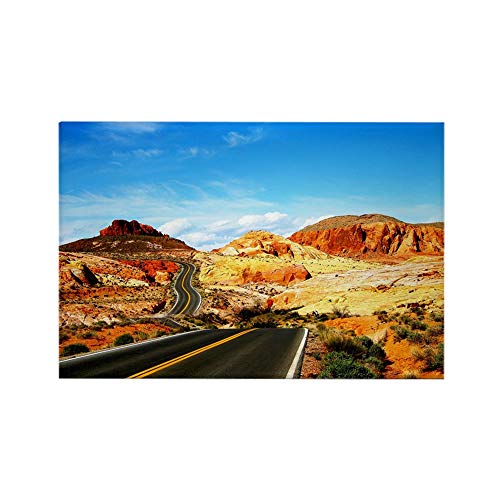 CafePress Valley Of Fire Rectangle Magnet, 3"x2" Refrigerator Magnet