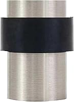 Vista 11 de KHTUMEWARE Paquete de 6 topes de puerta de piso de 1-1/2 pulgadas, tope de puerta negro mate, protector de pared para puerta comercial, cuña