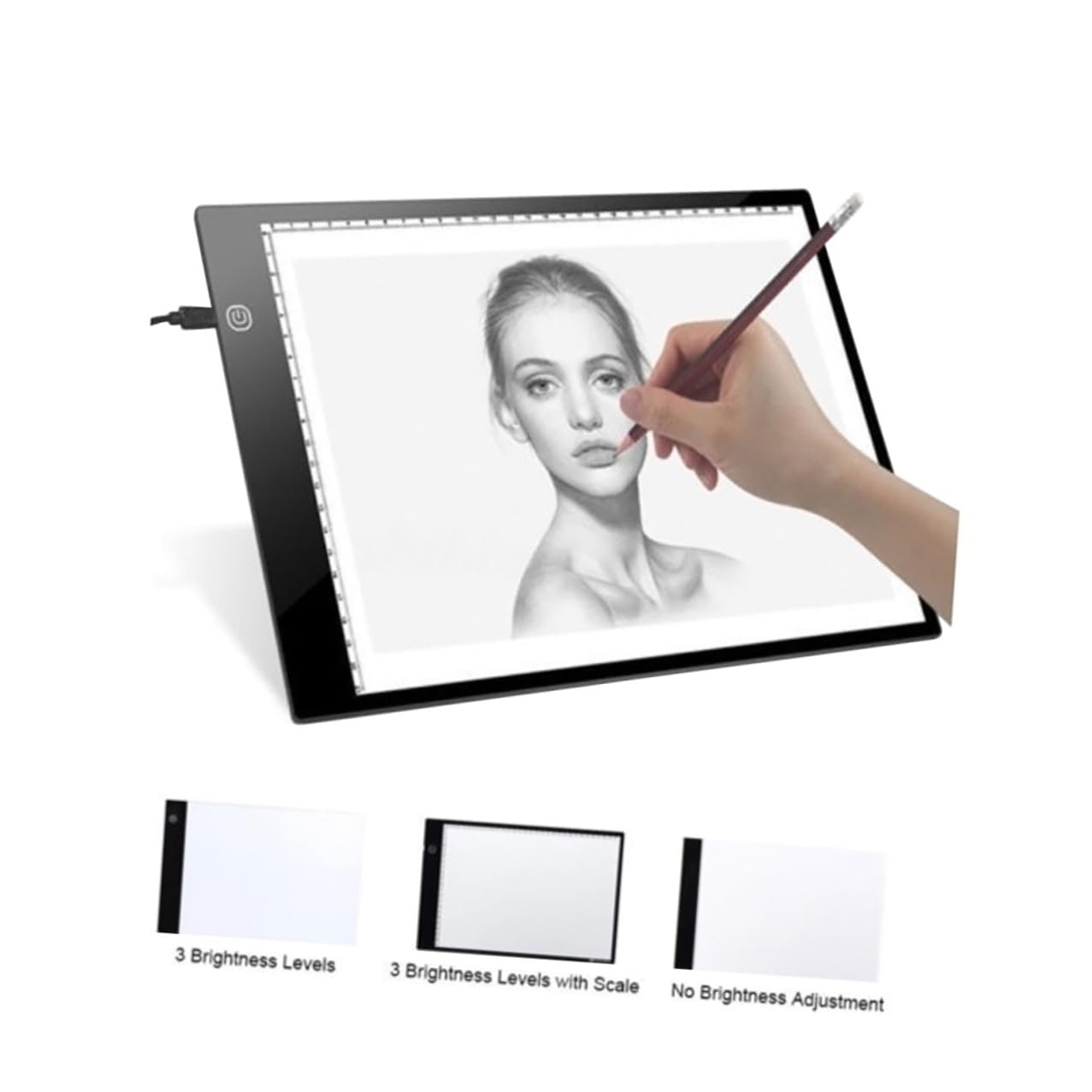 Boîte Lumineuse de Traçage A4 LED Ultra Fine à Intensité Réglable