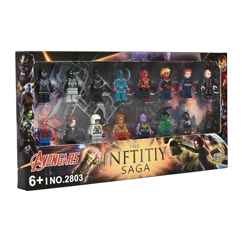 Image of Toys Uncle Figure Pack (Superhero 15 Mini Figures)