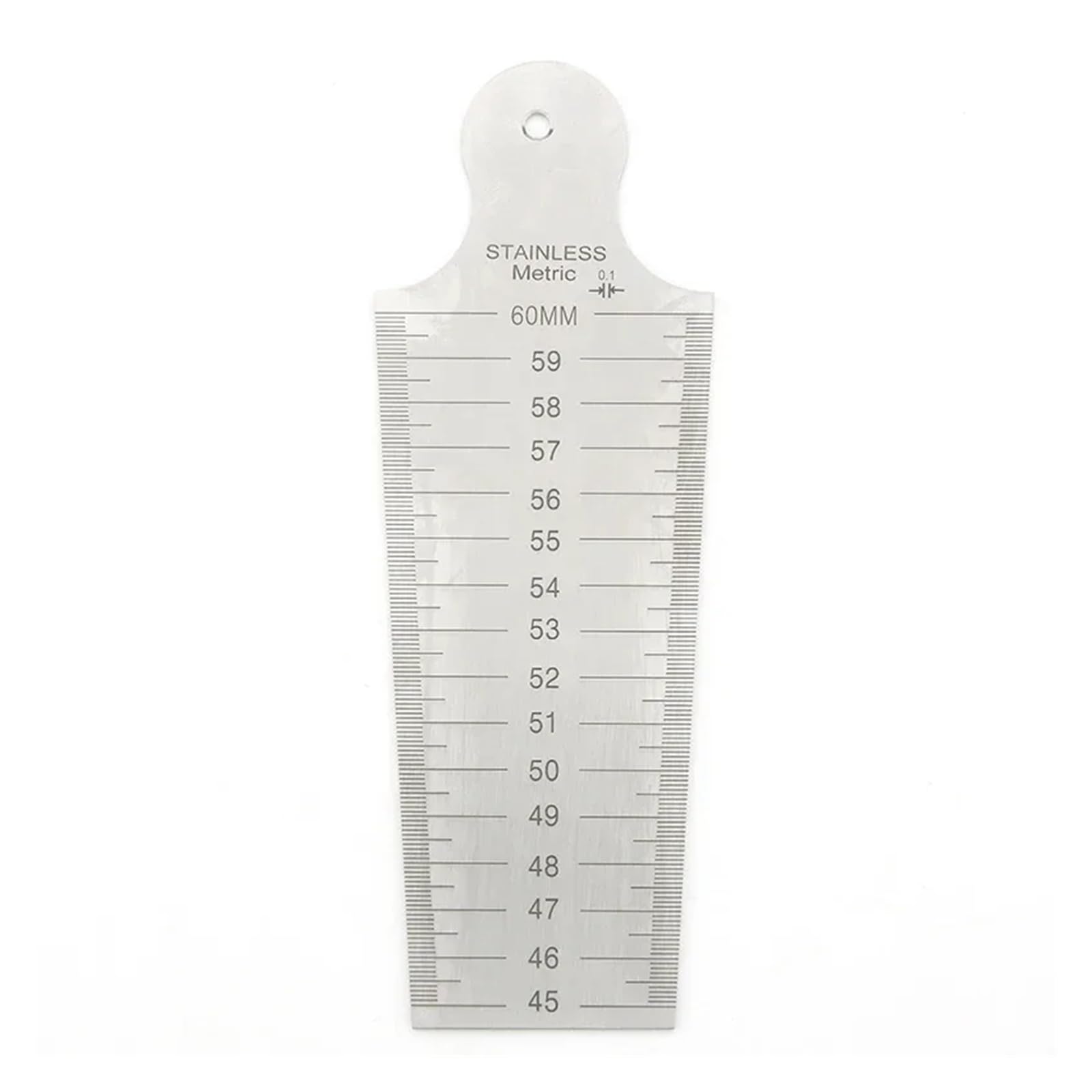 Ewsdsfs 45-60Mm Wedge Feeler Gauge Taper Conical Gaugs For Measurement Valve Thickness Measuring Probes For Gap Meter Tool(45-60Mm)