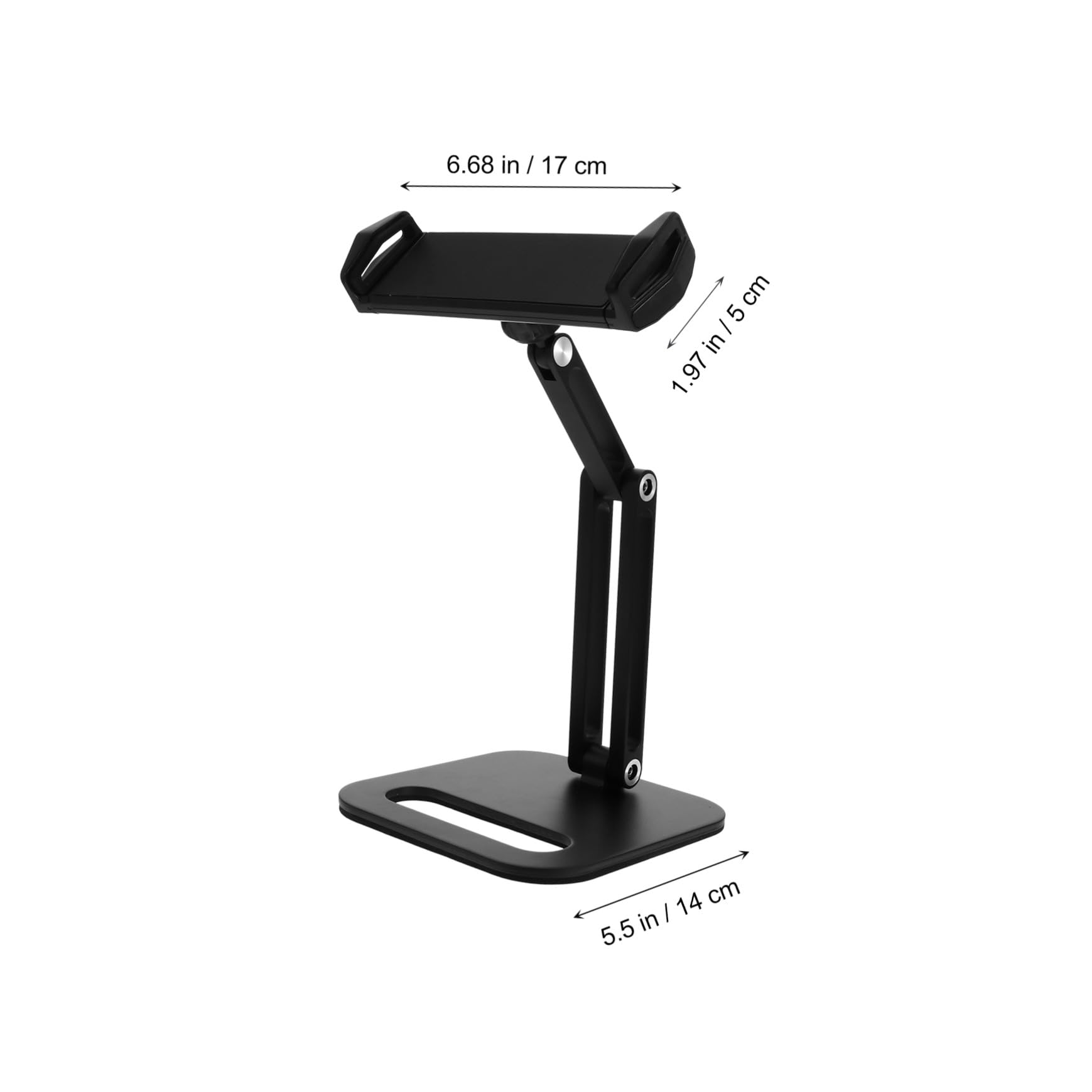 FRCOLOR Soporte Ajustable para Teléfono Móvil y Tablet, de Aleación de Aluminio y TPU, Estable y Uso de Manos, Adecuado para Transmisiones y Ver Videos