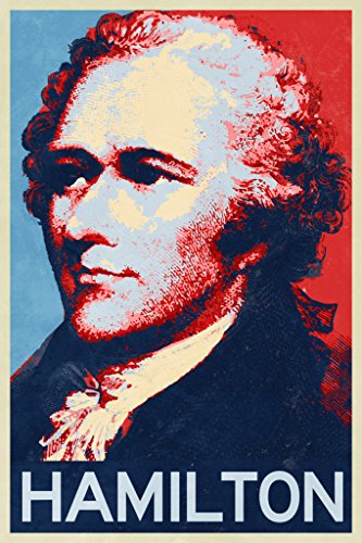 Alexander Hamilton Hope Style Pop Culture Merchandise Wall Decor Colorful American History Gift Revolution Artistic Patriotic Patriotism Cool Wall Art Print Poster 24x36