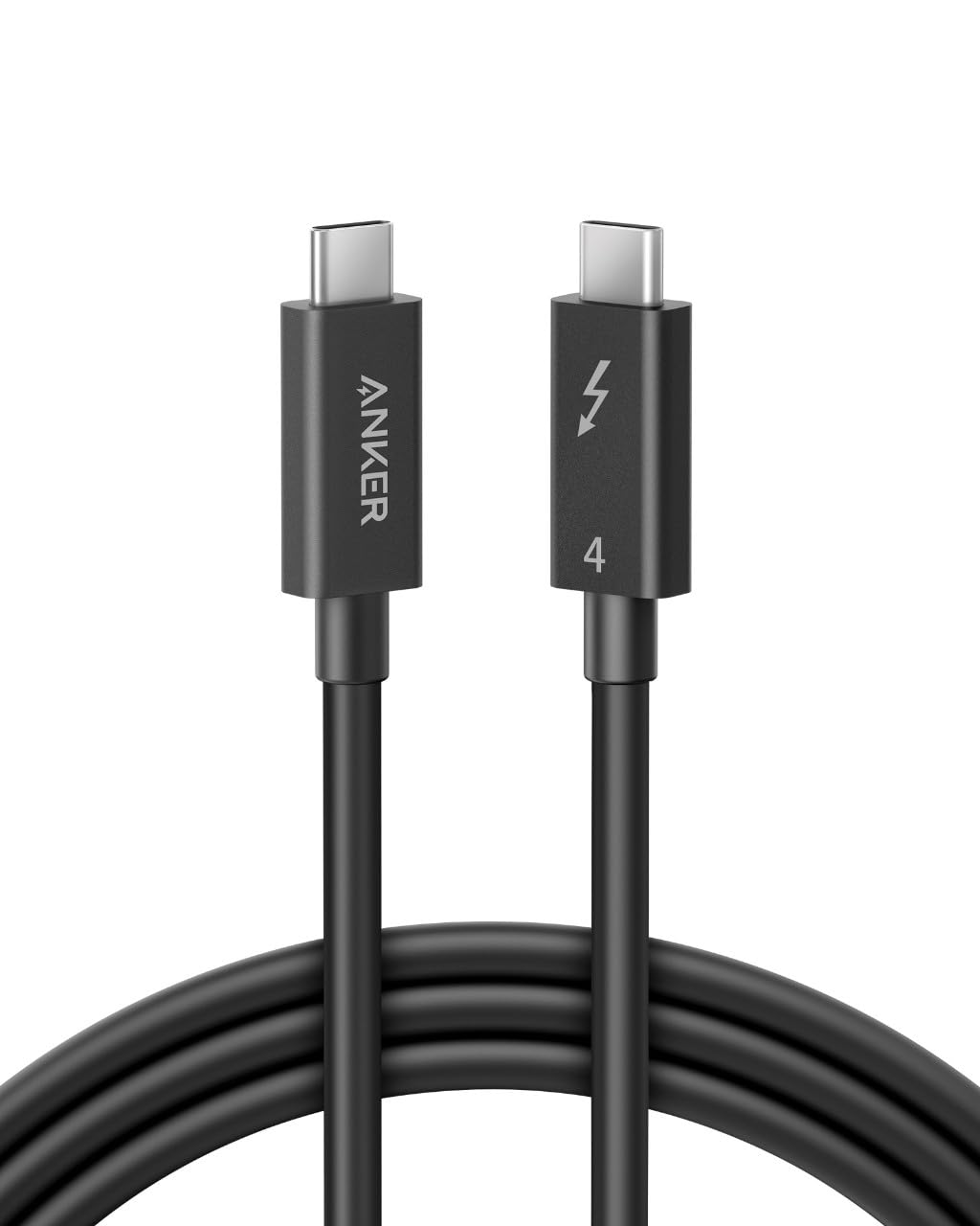 Anker Thunderbolt 4 Certified Cable, 6.6 ft USB-C to USB-C Cable with 100W Charging, Supports 8K Display and 40 Gbps Data Transfer, for iPhone 17/16/15, MacBook, iPad, Samsung Galaxy S23, and MoreClimatePartner certified
