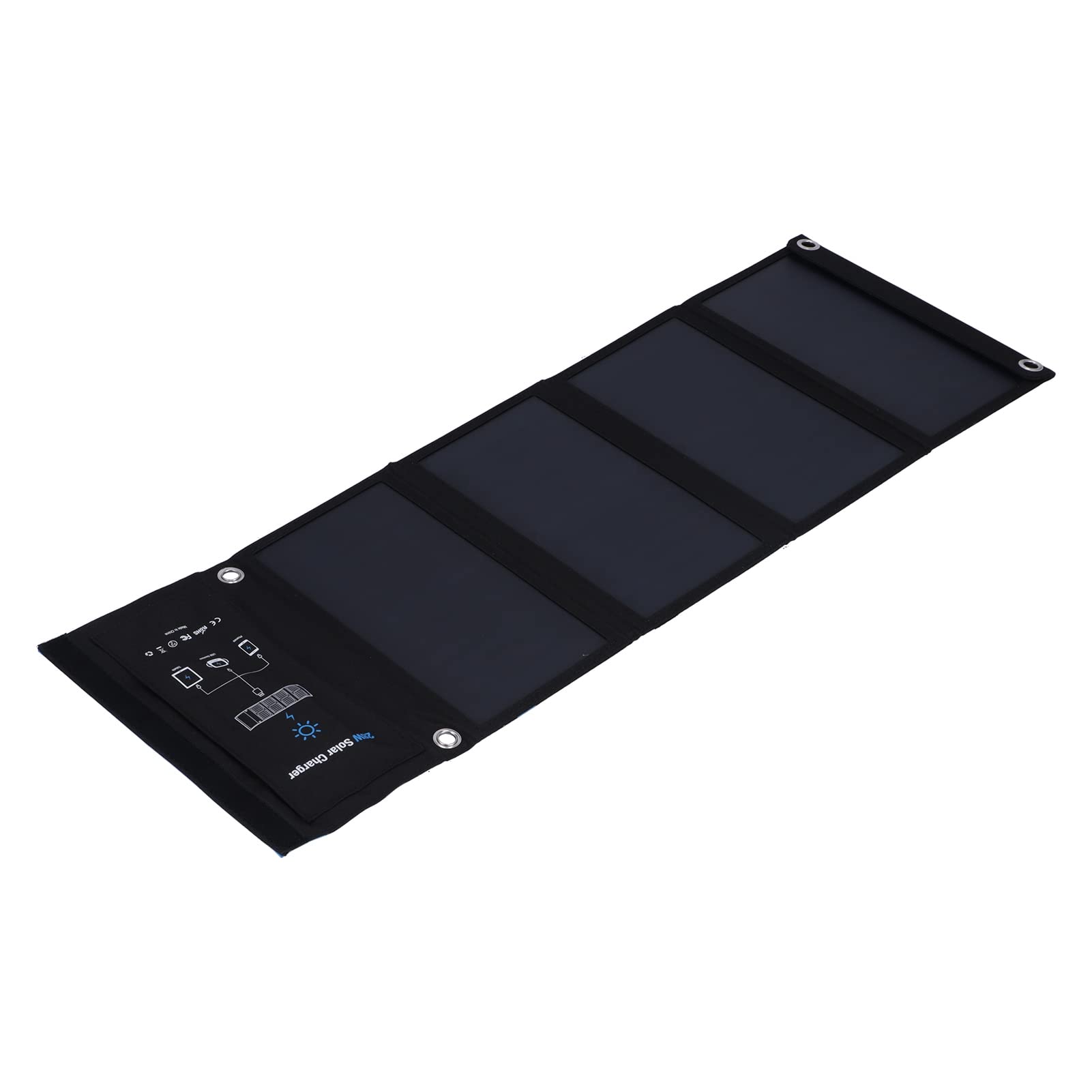 Panel de Cargador Solar DC 5V 28W Panel de Cargador de teléfono Solar Plegable portátil para teléfonos móviles Camping y Viajes