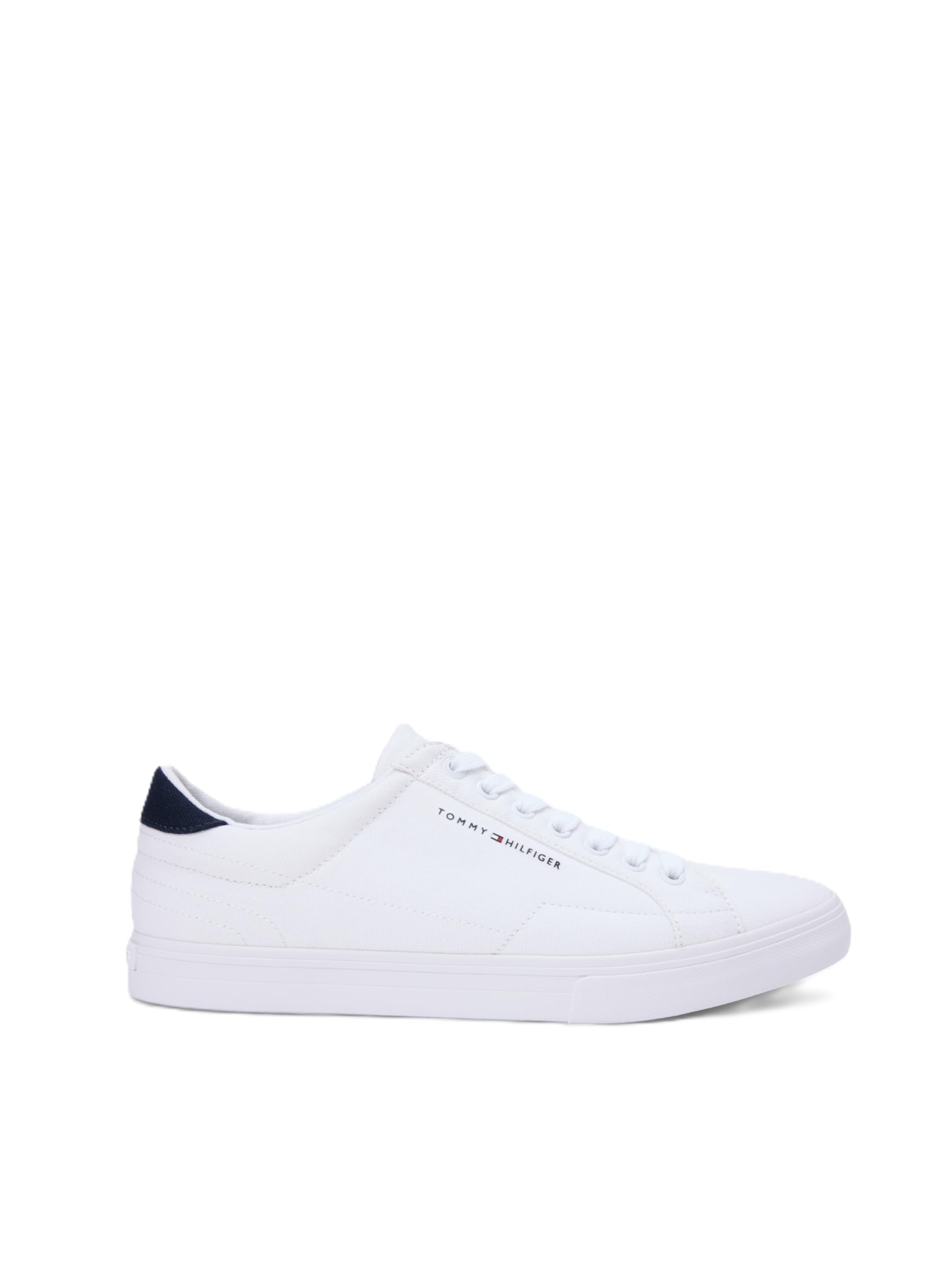 Tommy Hilfiger Herren Vulc Core Long Lace FM0FM05688 Low-Top, Weiß (Weiß), Größe 40
