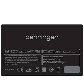 Amazon.com: Behringer, 11 Rhythm Designer RD-8 (000-EH902