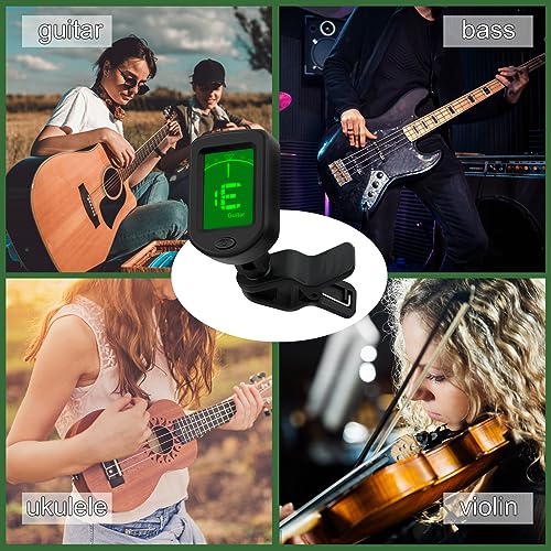 Accordeur Pour Guitare Clip On, Accordeur de Guitare Chromatique à Pince Tuner Portable Pour Guitare Classique, Guitare Électronique, Basse, Violon, Ukulélé Et Autres Instruments À Cordes. - Les Beatles, Paul McCartney, John Lennon, RIngo Starr, George Harrison Accordeur Pour Guitare Clip On, Accordeur de Guitare Chromatique à Pince Tuner Portable Pour Guitare Classique, Guitare Électronique, Basse, Violon, Ukulélé Et Autres Instruments À Cordes. – Image 6