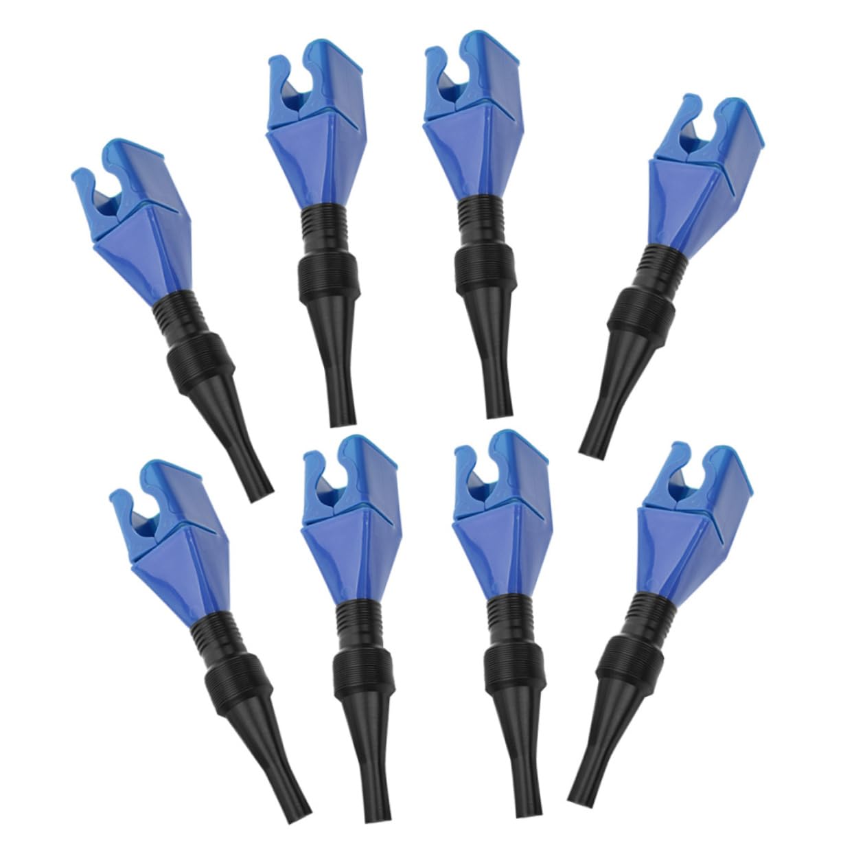 Zerodeko 2 Sätze Trichter Zum Auftanken Benzintrichter Füllung Motoröltrichter Flexibler Öltrichter Getriebeöltrichter Öltrichter Für Kraftfahrzeuge Öltrichter Für Auto Plastik 8 Stück * 2