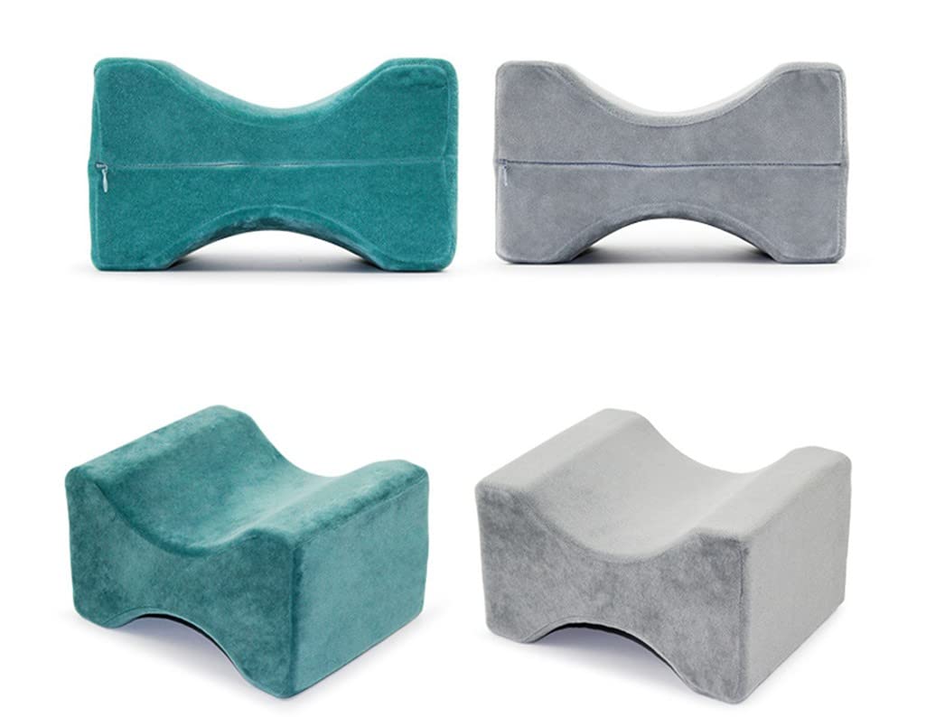 Almohada ortopédica para las rodillas, almohada ortopédica para las piernas para personas que duermen de lado, almohadas posicionadoras de piernas, cojín para las piernas de la cama de embarazo para