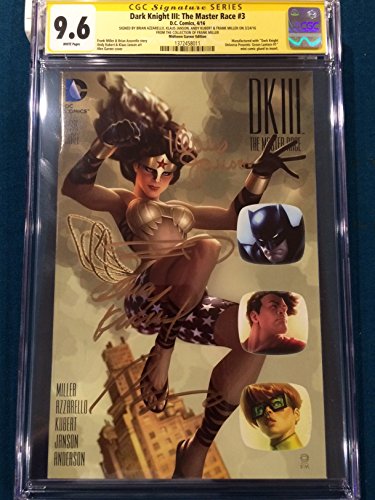 FRANK MILLER 4x SIGNED DK III The Master Race CGC 9.6 Andy Kubert Brian Azzarello Klaus Janson