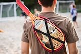Speedminton® S65 zestaw – oryginalny zestaw Speed Badminton/Crossminton dla początkujących, w zestawie 3 Speeder®, Speedlights, torba