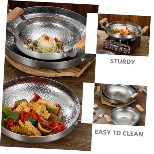 Wok de Acero Inoxidable con Doble Asa VALICLUD miniatura 7