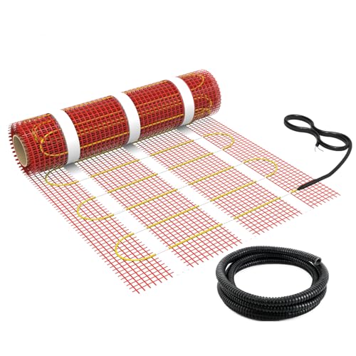 10 sqft HEATIT Warmmat Electric Radiant Self-adhesive Floor Heat Heating