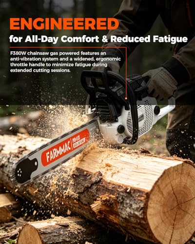 FARMMAC F380W 72cc Gas Chainsaw