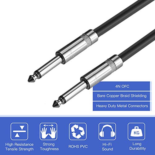 2pack 25 ft speaker cables true 12awg patch cords 14 inch male djpa audio speaker cable 12 gauge wire