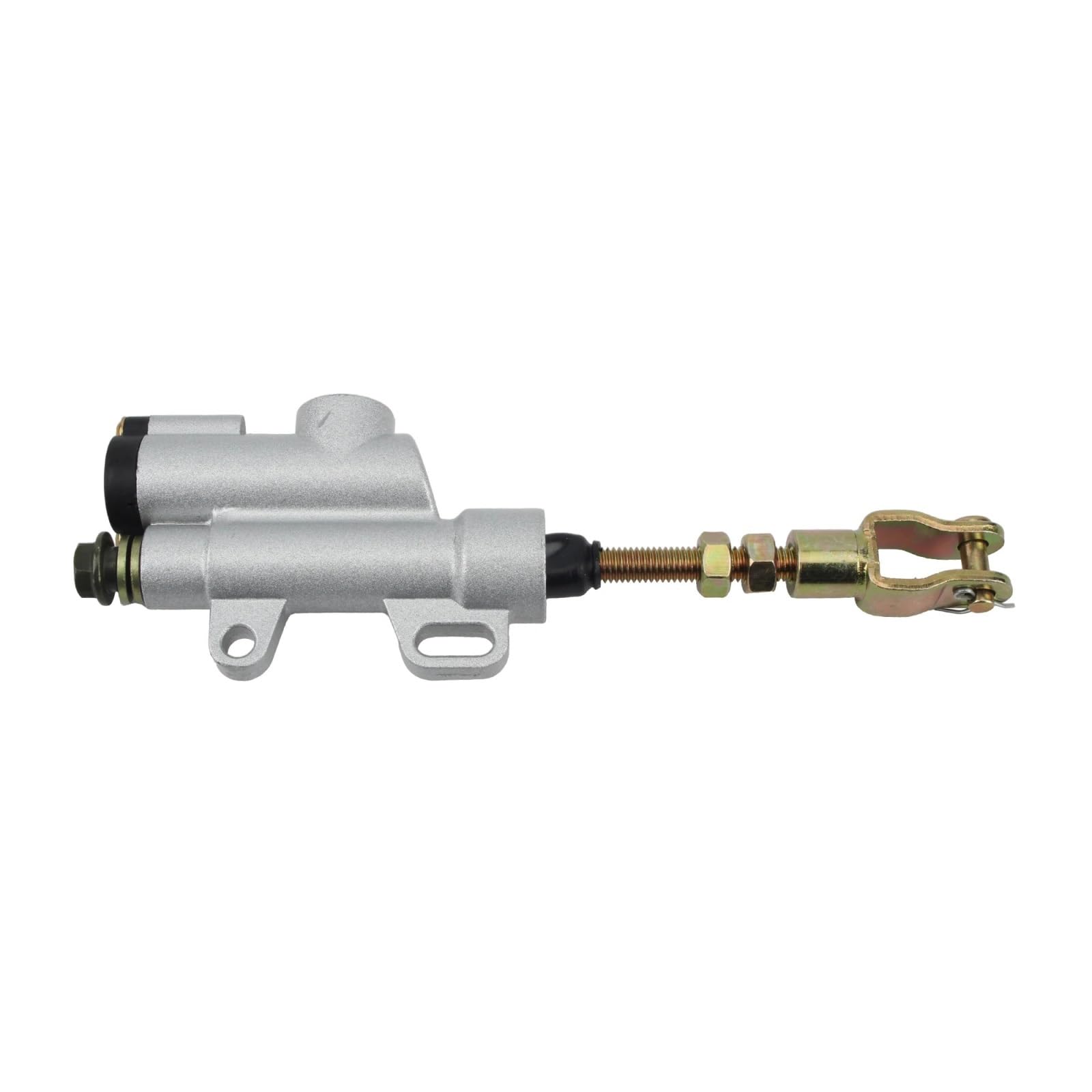 HYDBCNP Forward Brake Pump Motorcycle Rear Brake Pump Fit for 110cc 125cc 150cc 250cc Dirt Pit Bike Motorcycle Rear Hydraulic Brake Master Cylinder Pump(Sliver)