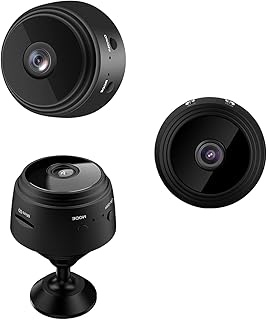 Mini Telecamera di Sicurezza Nascosta WiFi 1080P Telecamera con rilevamento del Movimento Telecamera di sorveglianza per Visione Notturna Portatile per la Interna per Interni ed Esterni Mini Telecamera di Sicurezza Nascosta WiFi 1080P Telecamera con rilevamento del Movimento Telecamera di sorveglianza per Visione Notturna Portatile per la Interna per Interni ed Esterni