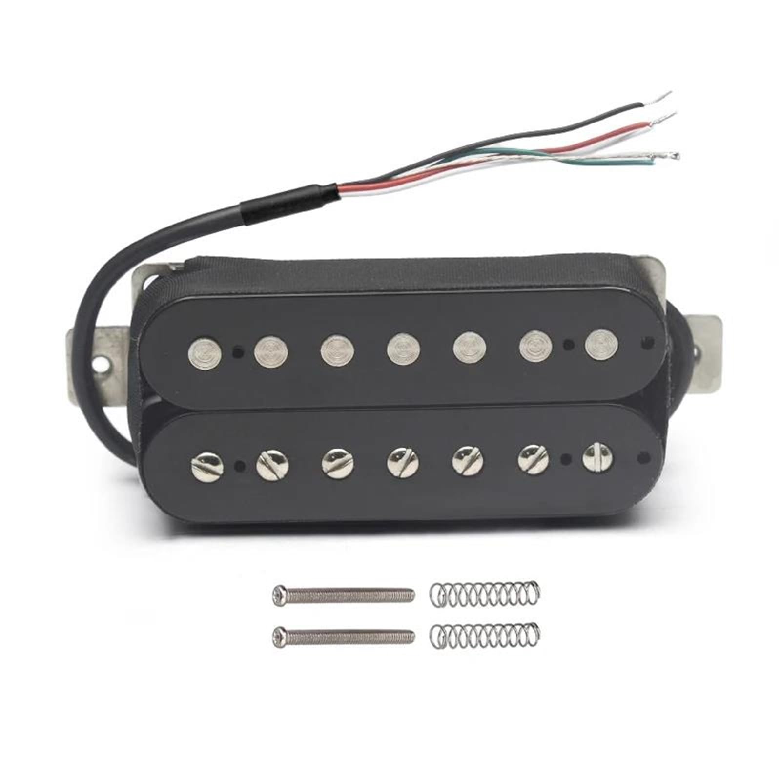 Amantes de la música Pastilla Para Guitarra Eléctr Pastilla De Guitarra Eléctrica Alnico 5 7 Cuerdas N-8.8K/B-14.2K Humbucker Alnico V Pastilla Dividida Piezas De Guitarra(A)