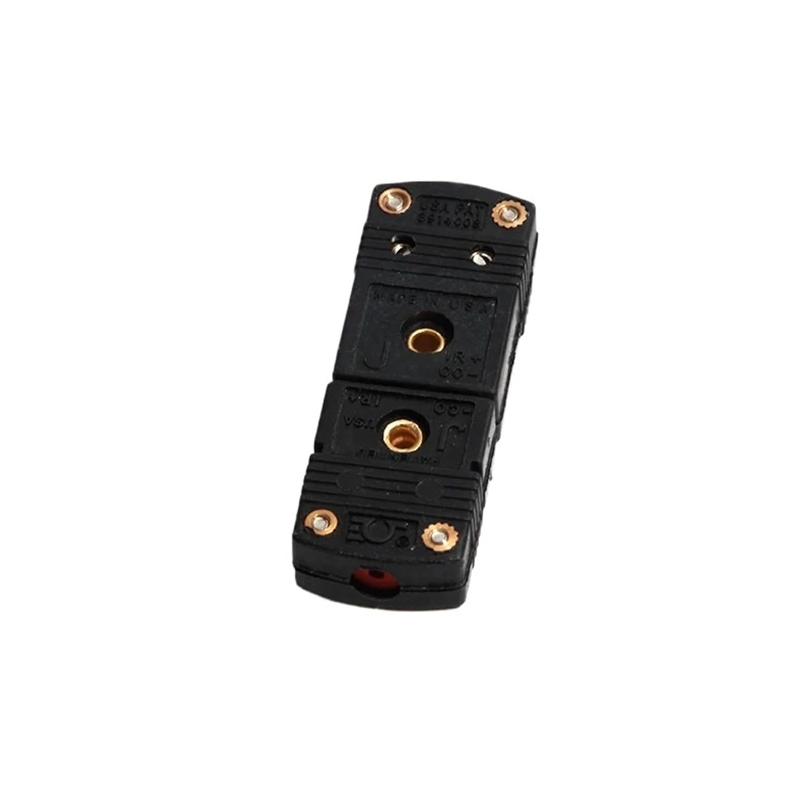 2 teile/paket Schwarz Farbe Männlich/Weibliche Anschlüsse Thermoelement Temperatur J Typ Sensoren Miniatur Buchse & Panel Mount(16)