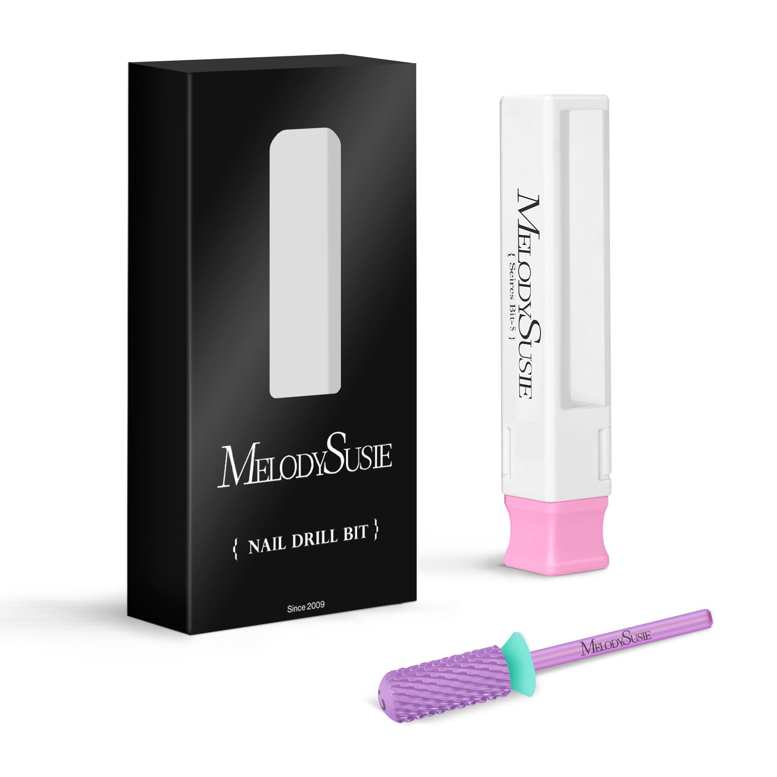 Brocas de seguridad para uñas, brocas de carburo de barril pequeño con punta redonda lisa de 3/32 pulgadas, acrílico de eliminación rápida o gel duro para manicura, pedicura, salón de 8