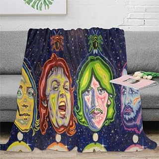 CHEWYZ Couverture Polaire en Peluche The Beatles,Couverture de lit Chaude et Confortable,Toutes Saisons,Douce et légère,Couverture de Sieste en Microfibre pour intérieur et extérieur (127x152cm) - Les Beatles, Paul McCartney, John Lennon, RIngo Starr, George Harrison CHEWYZ Couverture Polaire en Peluche The Beatles,Couverture de lit Chaude et Confortable,Toutes Saisons,Douce et légère,Couverture de Sieste en Microfibre pour intérieur et extérieur (127x152cm) – Image 3