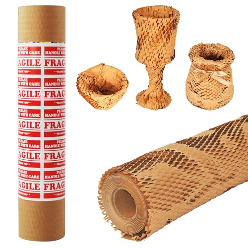 緩衝材 緩衝材 引っ越し用 梱包材移動のためのバブルクッショニング包装,製品およびギフト包装紙 (ブラウン, 38cmx30m)