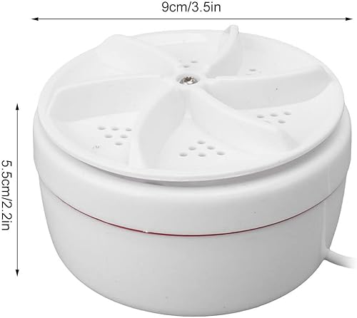 Miniatura 6 de Travell Lavadora, mini lavadora USB portátil turbina de 60 W, lavadora de viaje, enchufe de EE. UU. 100-240 V para calcetines y ropa interior