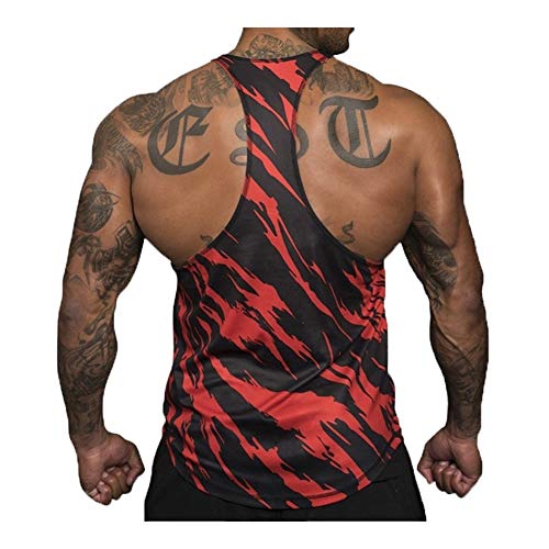 Gym Mannen Bodybuilding Camo Mouwloos Single Tank Top Spier Stringer Atletische Fitness Vest Tops Zomer Kleding Casual - Image 3