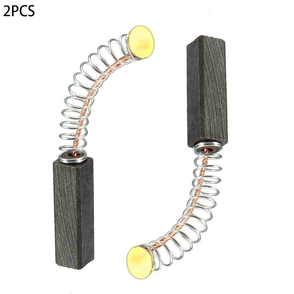2 Pezzi Spazzole Di Carbonio 20x6x6mm con Molla Motori Elettrici Smerigliatrici Angolari Seghe Circolari