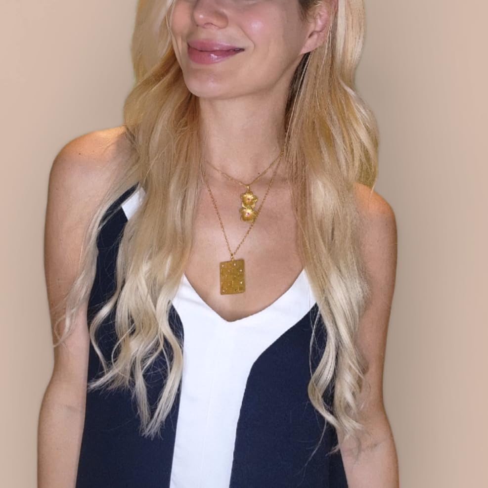 Miniatura 2 de Dos Flores Pendant Necklace