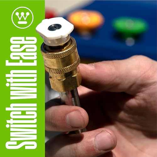 Image of Westinghouse 5-Piece Quick Connect Pressure Washer Nozzle Kit, 1 /4 inch Universal Fit for All Westinghouse Gas & Electric Pressure Washers