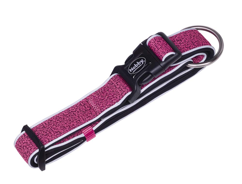 Nobby Cayo Dog Collar Length 50-65 cm Width 25/35 mm Pink