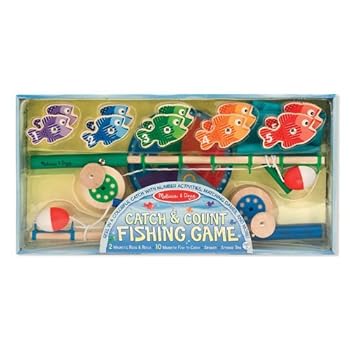 Toy Catch & Count Fishing Game Book