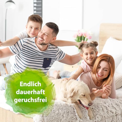 Bactador Konzentrat 1L inkl. Mischflasche - Enzymreiniger - Geruchsentferner & Fleckenentferner - Ergibt bis zu 50 Liter - Mikrobiologischer Geruchsneutralisierer - Hunde/Katzenurin Entferner