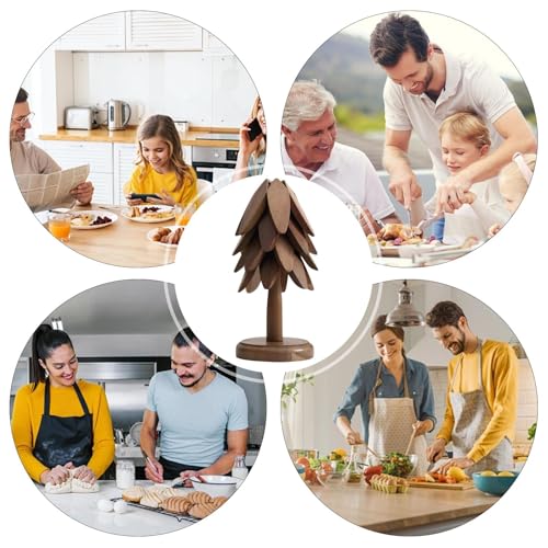 Dessous de verre en forme d'arbre pour une décoration de table chaleureuse - 5