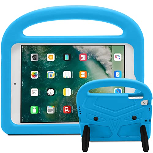 Funda para iPad 9.7 niños y iPad Air 2 carcasa antichoque con soporte azul