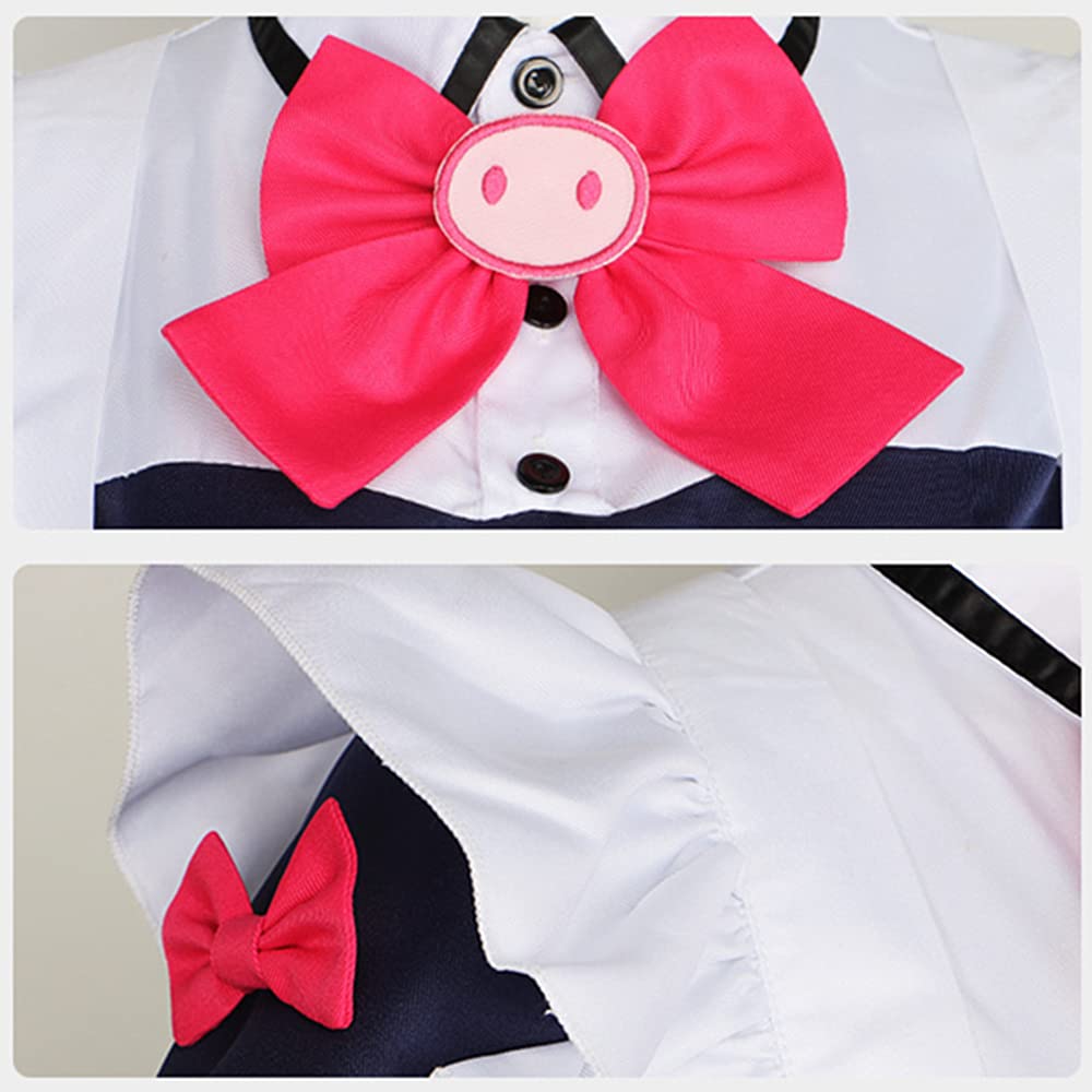 Charous Anime Akiba Maid War Cosplay Wahira Nagomi Kostüm, Lolita Dienstmädchen-Rock, Anzug für Mottoparty, Cosplay