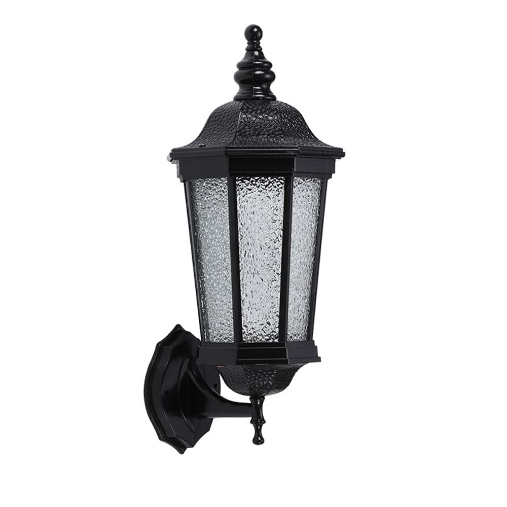 NHPJFDC European Square Outdoor Waterproof Wall Mounted Lamp E27 Sconce for Garden, Porch, Balcony, Villa, Courtyard